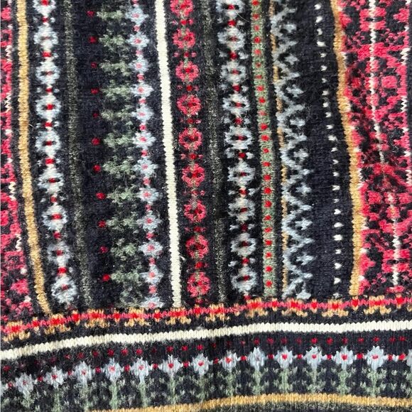 Tory Burch wool/alpaca turtleneck fair isle sweater - Picture 5 of 10